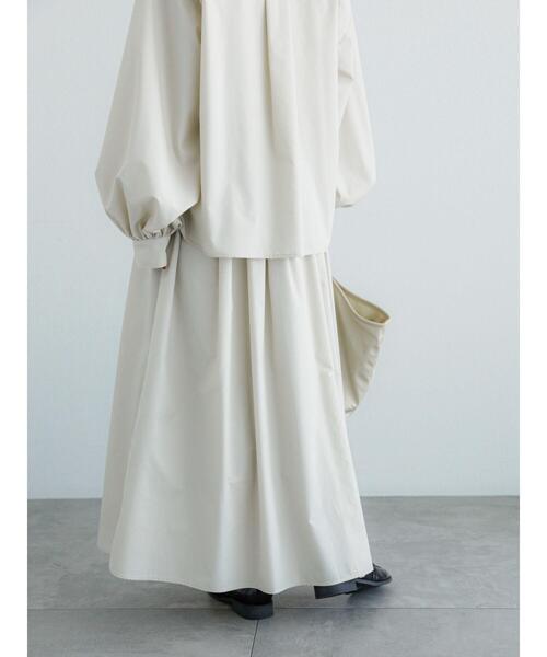 Te chichi（テチチ）の「タイプライターギャザーボリュームスカート（セットアップ可）（スカート・レディース・イエロー/ブルー/グレー・F）」の14枚目の写真