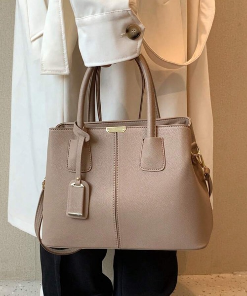 NOLITA LABORATORY（ノリータラボラトリー）の「【 NOLITA / ノリータ 】2Way  ショルダーストラップ付き ハンドバッグ（ショルダーバッグ・レディース・ブラック/ブラウン・ONE SIZE）」の2枚目の写真