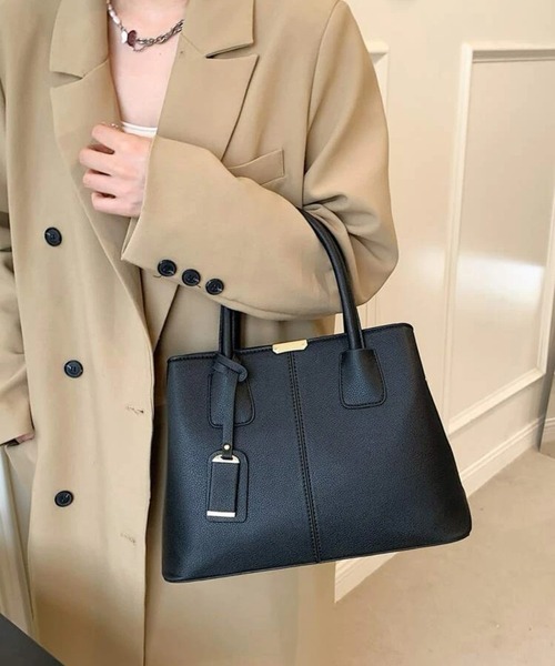 NOLITA LABORATORY（ノリータラボラトリー）の「【 NOLITA / ノリータ 】2Way  ショルダーストラップ付き ハンドバッグ（ショルダーバッグ・レディース・ブラック/ブラウン・ONE SIZE）」の4枚目の写真