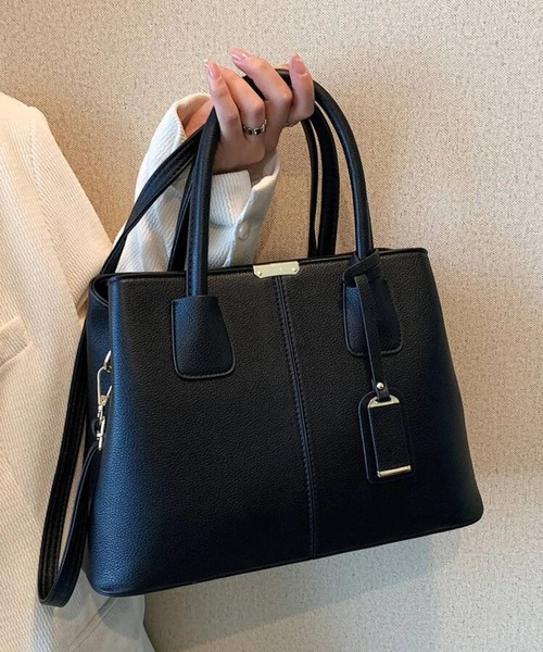 NOLITA LABORATORY（ノリータラボラトリー）の「【 NOLITA / ノリータ 】2Way  ショルダーストラップ付き ハンドバッグ（ショルダーバッグ・レディース・ブラック/ブラウン・ONE SIZE）」の5枚目の写真
