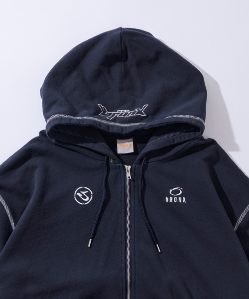 KOOKY'N/クーキー】BRONXステッチジップパーカー