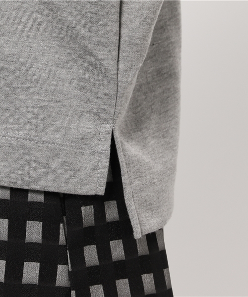 NATURAL BEAUTY BASIC（ナチュラルビューティーベーシック）の「ダンボールボトルネックカットソー（Tシャツ/カットソー・レディース・ブラック/グレー/ホワイト系その他・MEDIUM）」の10枚目の写真