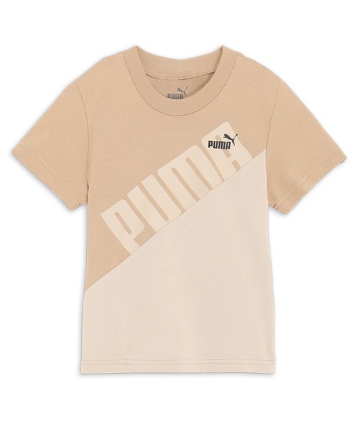 PUMA(プーマ)の「PUMA プーマ キッズ ボーイズ プーマ パワー MX 半袖 Tシャツ A 120-160cm(Tシャツ/カットソー・キッズ・ブラック/ベージュ系その他/ネイビー・120/130/140/150/160)」の2枚目の写真