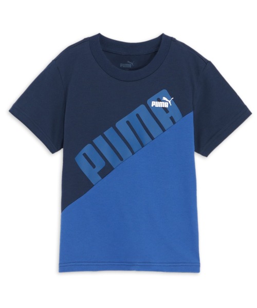 PUMA(プーマ)の「PUMA プーマ キッズ ボーイズ プーマ パワー MX 半袖 Tシャツ A 120-160cm(Tシャツ/カットソー・キッズ・ブラック/ベージュ系その他/ネイビー・120/130/140/150/160)」の3枚目の写真