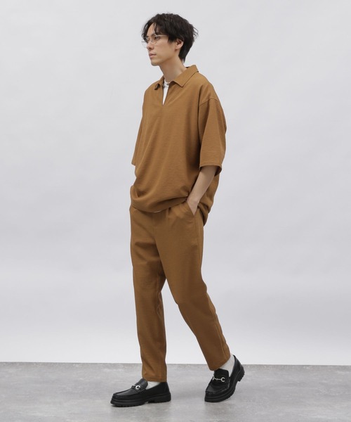 LAKOLE(ラコレ)の「クリンクルスリムパンツ / 107201(その他パンツ・メンズ・ブルー/ブラック/キャメル/チャコール・MEDIUM/LARGE/X-LARGE/SMALL)」の19枚目の写真