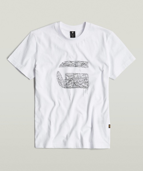 セール】STITCH BURGER T-SHIRT/ステッチデザインブランドロゴT