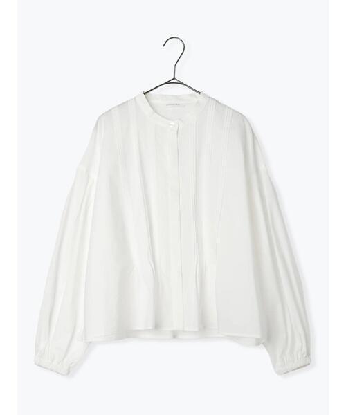 sm2rhythm（サマンサモスモスリズム）の「ピンタックボリュームスリーブブラウス（シャツ/ブラウス・レディース・ブラック/オフホワイト/サックスブルー・F）」の17枚目の写真