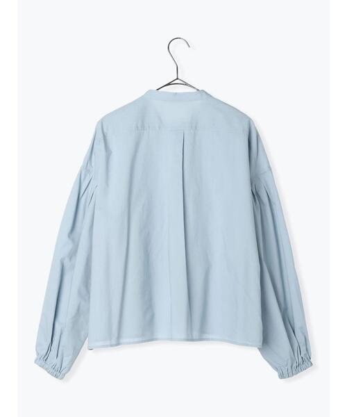 sm2rhythm（サマンサモスモスリズム）の「ピンタックボリュームスリーブブラウス（シャツ/ブラウス・レディース・ブラック/オフホワイト/サックスブルー・F）」の18枚目の写真