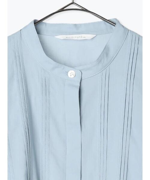 sm2rhythm（サマンサモスモスリズム）の「ピンタックボリュームスリーブブラウス（シャツ/ブラウス・レディース・ブラック/オフホワイト/サックスブルー・F）」の19枚目の写真