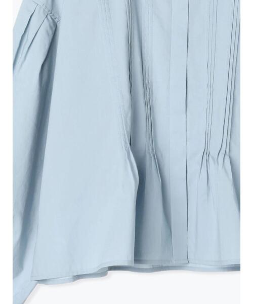 sm2rhythm（サマンサモスモスリズム）の「ピンタックボリュームスリーブブラウス（シャツ/ブラウス・レディース・ブラック/オフホワイト/サックスブルー・F）」の12枚目の写真