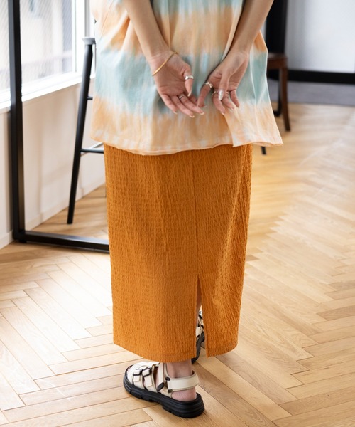 LEPSIM(レプシィム)の「楊柳ナロースカート 987469(スカート・レディース・オレンジ/グレー/ブラック/アイボリー/レッド・TALL/FREE)」の22枚目の写真