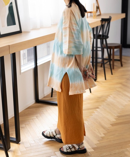 LEPSIM(レプシィム)の「楊柳ナロースカート 987469(スカート・レディース・オレンジ/グレー/ブラック/アイボリー/レッド・TALL/FREE)」の18枚目の写真