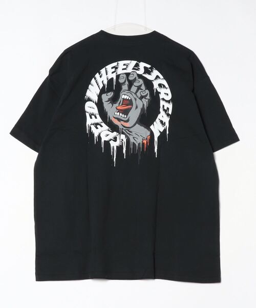 SANTA CRUZ（サンタクルーズ）の「【ムラサキスポーツ限定】SANTACRUZ/サンタクルーズ 半袖Tシャツ バックプリント 502242404（Tシャツ/カットソー・メンズ・ホワイト/オレンジ/スミクロ・XL/L/M）」の4枚目の写真