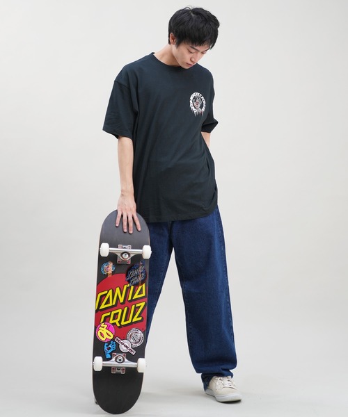 SANTA CRUZ（サンタクルーズ）の「【ムラサキスポーツ限定】SANTACRUZ/サンタクルーズ 半袖Tシャツ バックプリント 502242404（Tシャツ/カットソー・メンズ・ホワイト/オレンジ/スミクロ・XL/L/M）」の20枚目の写真