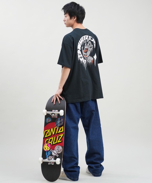 SANTA CRUZ（サンタクルーズ）の「【ムラサキスポーツ限定】SANTACRUZ/サンタクルーズ 半袖Tシャツ バックプリント 502242404（Tシャツ/カットソー・メンズ・ホワイト/オレンジ/スミクロ・XL/L/M）」の16枚目の写真