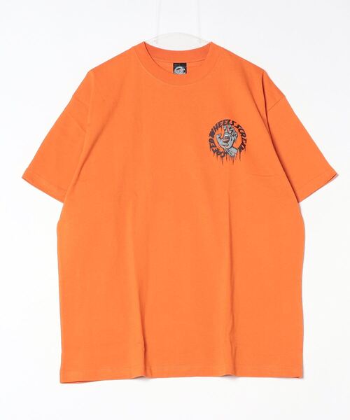 SANTA CRUZ（サンタクルーズ）の「【ムラサキスポーツ限定】SANTACRUZ/サンタクルーズ 半袖Tシャツ バックプリント 502242404（Tシャツ/カットソー・メンズ・ホワイト/オレンジ/スミクロ・XL/L/M）」の5枚目の写真