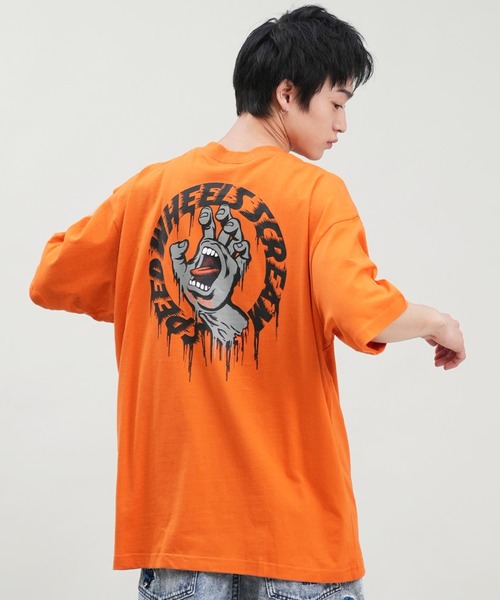 SANTA CRUZ（サンタクルーズ）の「【ムラサキスポーツ限定】SANTACRUZ/サンタクルーズ 半袖Tシャツ バックプリント 502242404（Tシャツ/カットソー・メンズ・ホワイト/オレンジ/スミクロ・XL/L/M）」の6枚目の写真