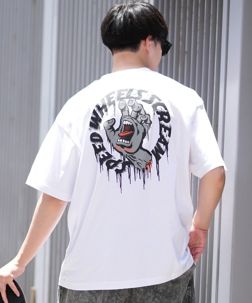 SANTA CRUZ（サンタクルーズ）の「【ムラサキスポーツ限定】SANTACRUZ/サンタクルーズ 半袖Tシャツ バックプリント 502242404（Tシャツ/カットソー・メンズ・ホワイト/オレンジ/スミクロ・XL/L/M）」の11枚目の写真