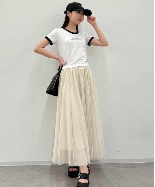 JILL by JILL STUART（ジルバイジルスチュアート）の「◇NEW ERAコラボＴシャツ（Tシャツ/カットソー・レディース・ホワイト・FREE）」の21枚目の写真