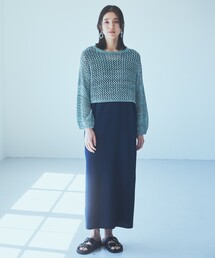 ◆【セットアイテム】メッシュニット×ワンピース
