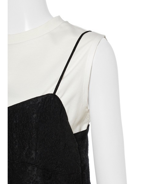 Mila Owen(ミラオーウェン)の「カットレイヤードパネルボリュームワンピース【手洗い可能】(ワンピース・レディース・ドット/イエロー/ブラック・1/0)」の22枚目の写真