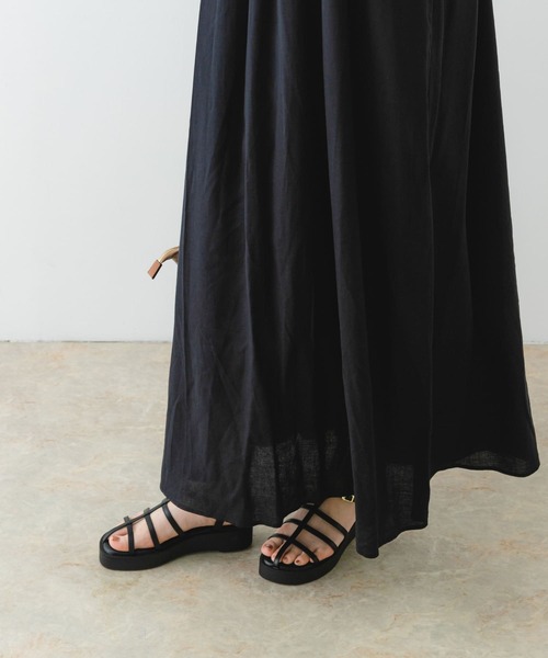 RODE SKO(ロデスコ)の「スリムストラップサンダル(サンダル・レディース・ブラック/シルバー・36/37/38)」の14枚目の写真