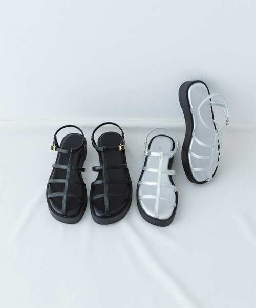 RODE SKO(ロデスコ)の「スリムストラップサンダル(サンダル・レディース・ブラック/シルバー・36/37/38)」の12枚目の写真