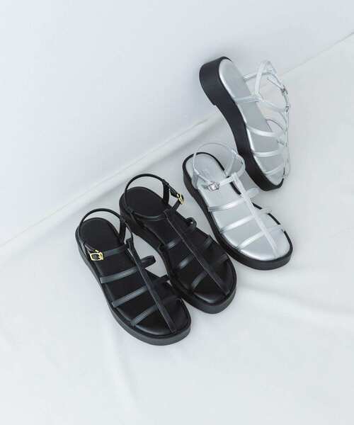 RODE SKO(ロデスコ)の「スリムストラップサンダル(サンダル・レディース・ブラック/シルバー・36/37/38)」の11枚目の写真