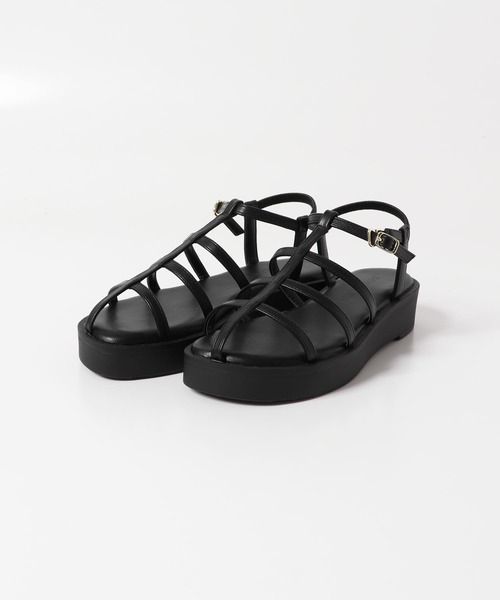 RODE SKO(ロデスコ)の「スリムストラップサンダル(サンダル・レディース・ブラック/シルバー・36/37/38)」の8枚目の写真