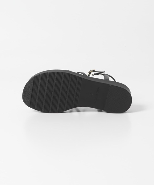 RODE SKO(ロデスコ)の「スリムストラップサンダル(サンダル・レディース・ブラック/シルバー・36/37/38)」の5枚目の写真