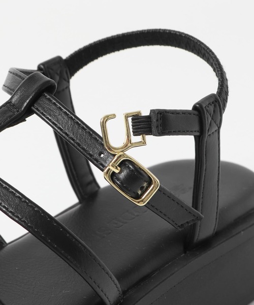 RODE SKO(ロデスコ)の「スリムストラップサンダル(サンダル・レディース・ブラック/シルバー・36/37/38)」の4枚目の写真