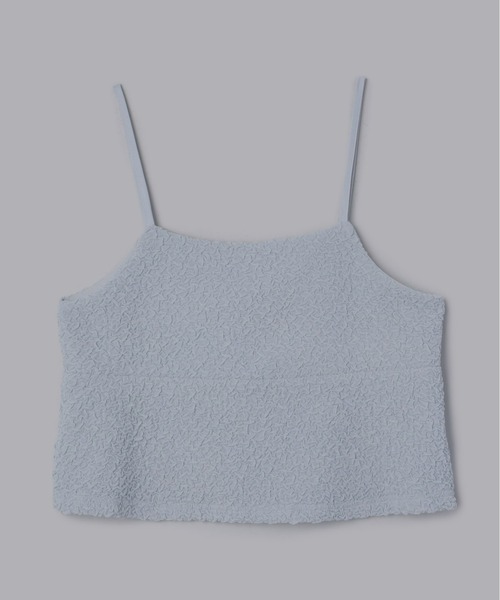 Olu.(オルドット)の「ポコポコキャミソールセットトップス(Tシャツ/カットソー・レディース・ブラック/ブルーグレー/アイボリー/ライム・FREE)」の19枚目の写真