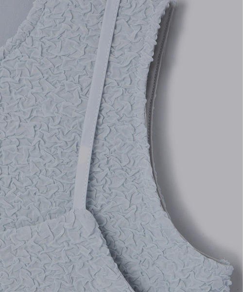 Olu.(オルドット)の「ポコポコキャミソールセットトップス(Tシャツ/カットソー・レディース・ブラック/ブルーグレー/アイボリー/ライム・FREE)」の22枚目の写真