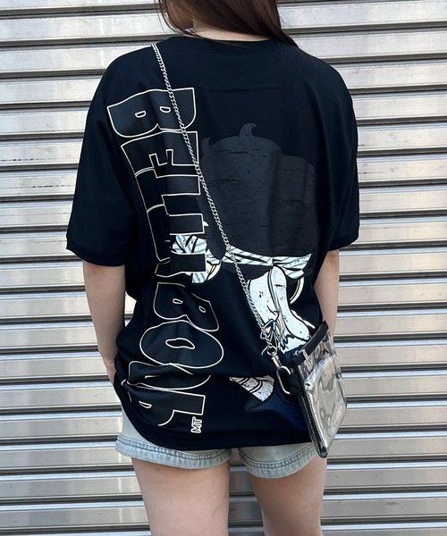 GLAMOROUS JANE(グラマラスジェーン)の「フロント&バックプリントBETTTY BOOPビックTシャツ(Tシャツ/カットソー・レディース・オフホワイト/チャコールグレー/ブラック・FREE)」の14枚目の写真