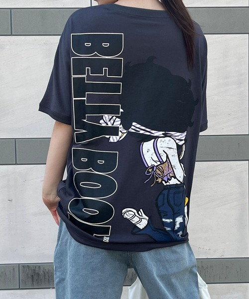 GLAMOROUS JANE(グラマラスジェーン)の「フロント&バックプリントBETTTY BOOPビックTシャツ(Tシャツ/カットソー・レディース・オフホワイト/チャコールグレー/ブラック・FREE)」の21枚目の写真