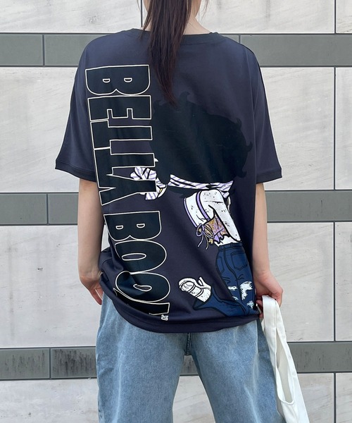 GLAMOROUS JANE(グラマラスジェーン)の「フロント&バックプリントBETTTY BOOPビックTシャツ(Tシャツ/カットソー・レディース・オフホワイト/チャコールグレー/ブラック・FREE)」の22枚目の写真