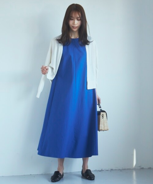 THE SHOP TK （ザ ショップ ティーケー ）の「◆【冷房対策】さらりと羽織る麻調カーデ/洗濯機OK（カーディガン/ボレロ・レディース・カーキ/オフホワイト/ブラック/ナチュラル・12/13）」の6枚目の写真