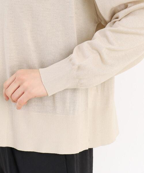 THE SHOP TK （ザ ショップ ティーケー ）の「◆【冷房対策】さらりと羽織る麻調カーデ/洗濯機OK（カーディガン/ボレロ・レディース・カーキ/オフホワイト/ブラック/ナチュラル・12/13）」の17枚目の写真