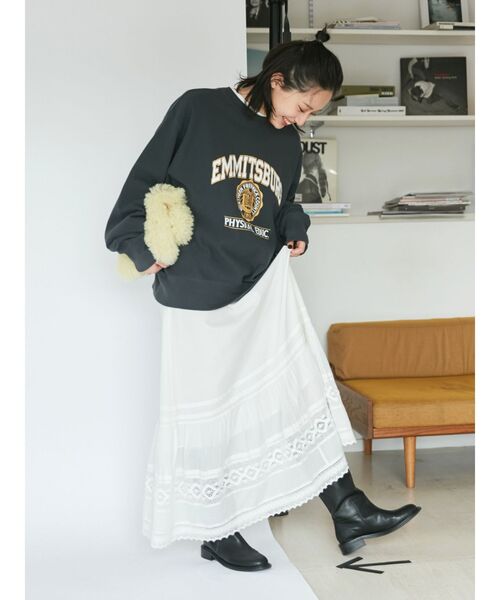 Ungrid（アングリッド）の「ワイドロングブーツ（ブーツ・レディース・ブラック/ブラウン・S/M/L）」の11枚目の写真