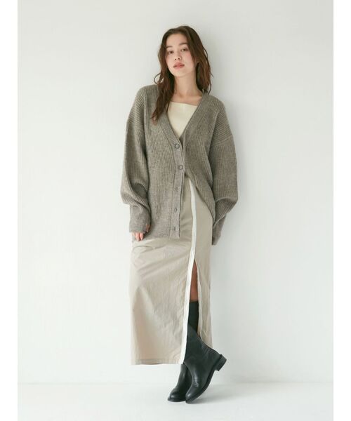 Ungrid（アングリッド）の「ワイドロングブーツ（ブーツ・レディース・ブラック/ブラウン・S/M/L）」の19枚目の写真