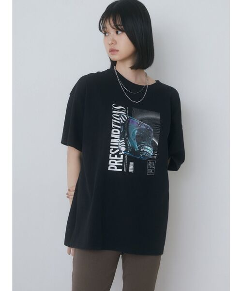 EMODA 新作　Tシャツ セール】アートビッグTシャツ（Tシャツ/カットソー）｜EMODA