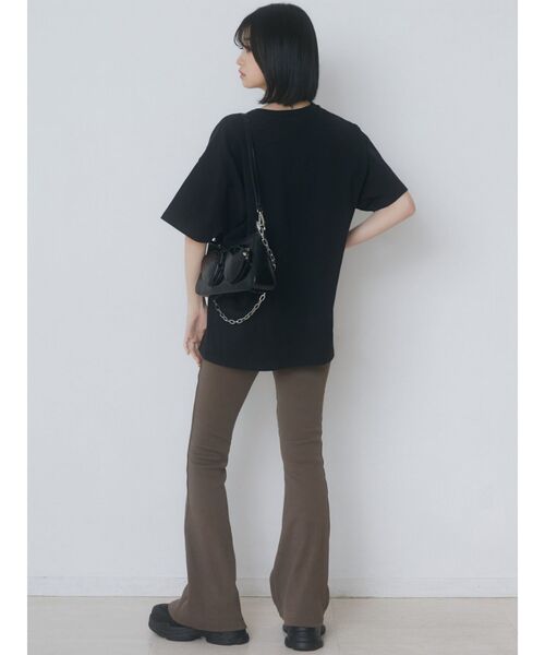 EMODA（エモダ）の「アートビッグTシャツ（Tシャツ/カットソー・レディース・ホワイト/グレー/ブラック・FREE）」の11枚目の写真