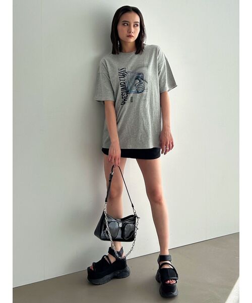 EMODA 新作　Tシャツ アートグラフィックオーバーTシャツ[品番：MKSW0063865]｜EMODA