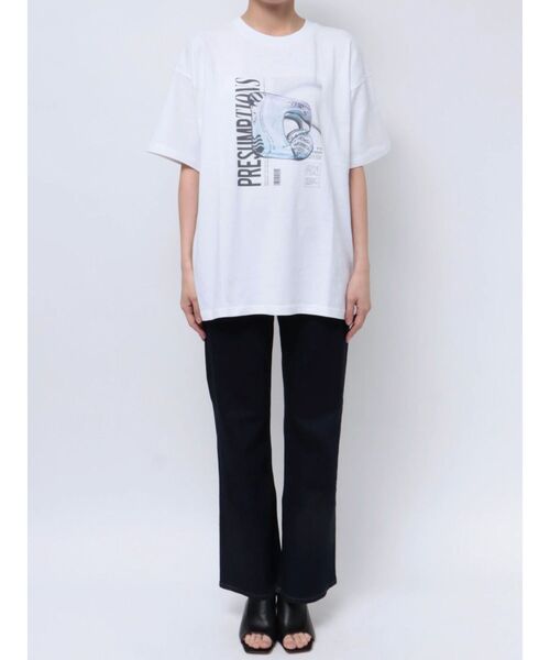 ロゴグラデーションミニマルTシャツ[品番：MKSW0063863]｜EMODA