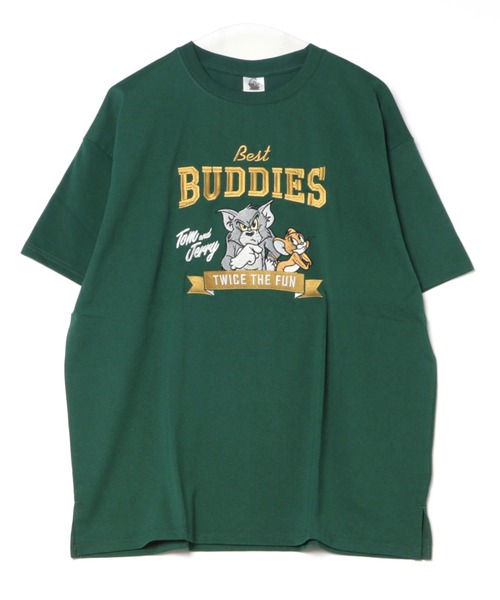 公式】トムとジェリー 総刺繍半袖Tシャツ レディース（Tシャツ