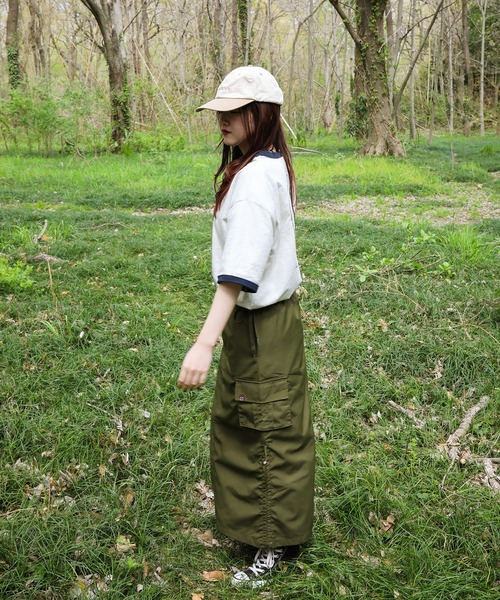 S'more(スモア)の「S'more diner ringer T-shirt (SS)(Tシャツ/カットソー・レディース・グレー/ベージュ/ブラウン・MEDIUM/LARGE/X-LARGE/SMALL)」の14枚目の写真