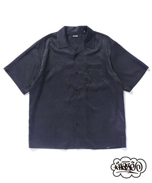 XLARGE（エクストララージ）の「XLARGE×HAZE TAG JACQUARD S/S SHIRT（シャツ/ブラウス・メンズ・ブラック/ホワイト・XL/L/M）」の2枚目の写真