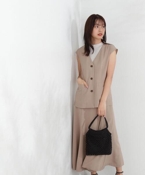 PROPORTION BODY DRESSING（プロポーションボディドレッシング）の「フレアマーメイドスカート / 1214220602（スカート・レディース・ブラウン系その他/ホワイト系その他・SMALL/MEDIUM）」の12枚目の写真