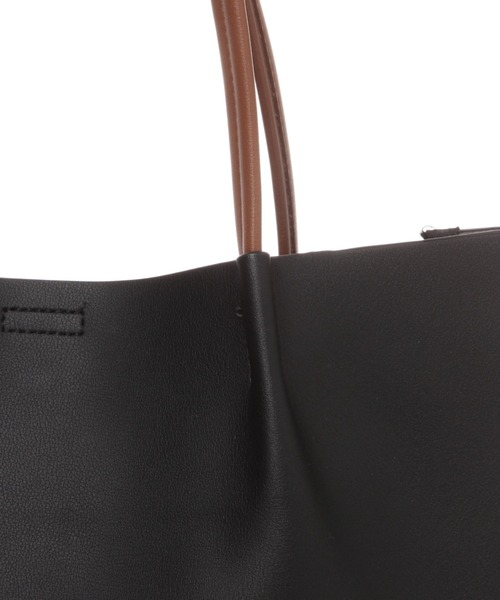 GLOBAL WORK（グローバルワーク）の「軽量ジャストポケットA4トート/115584（トートバッグ・メンズ・ブラック系その他/ブラック/ベージュ/ネイビー/グレー/オフホワイト・FREE）」の17枚目の写真