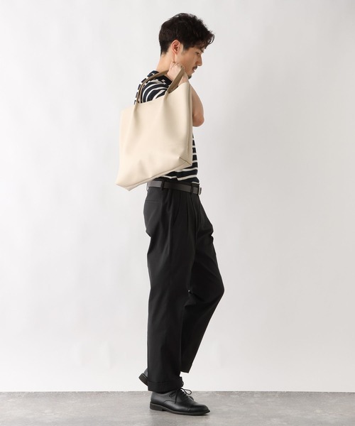 GLOBAL WORK（グローバルワーク）の「軽量ジャストポケットA4トート/115584（トートバッグ・メンズ・ブラック系その他/ブラック/ベージュ/ネイビー/グレー/オフホワイト・FREE）」の21枚目の写真